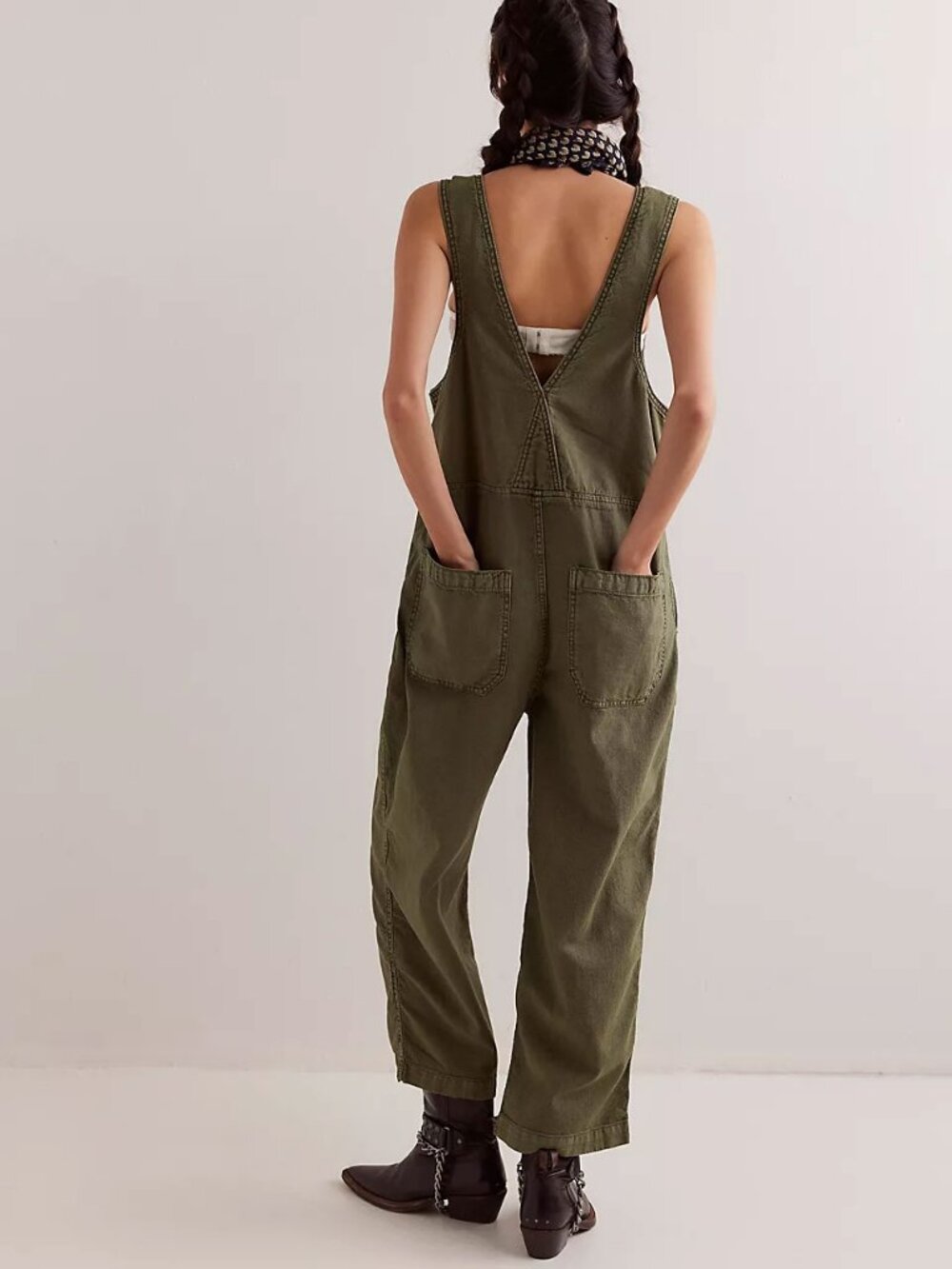 Free People We The Free Jude One Piece Distressed Jumpsuit - Picture 4 of 9